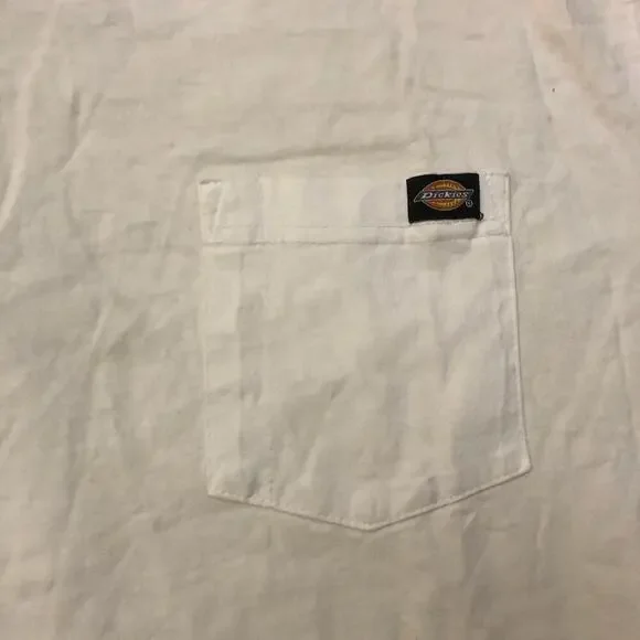Clean White Dickies Pocket Tee (XL) - Picture 2 of 5
